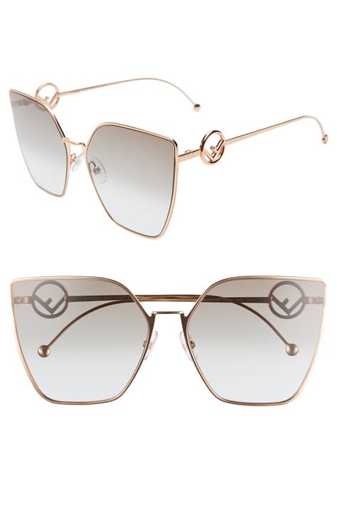 fendi oversize transluscent grey gradient sunglasses|Fendi sunglasses nordstrom.